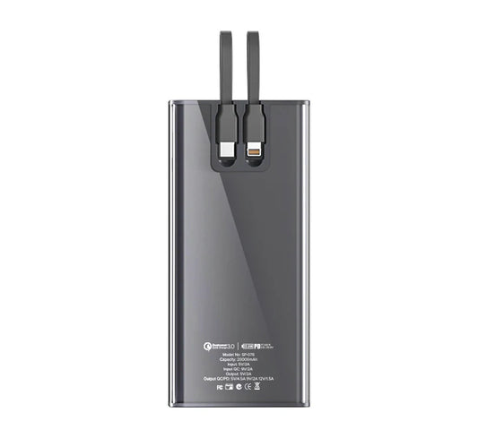 Buy Space SP-076 Speed PD+QC 3.0 Power Bank Series 20000mAh from Vmart in Pakistan