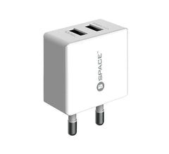 Buy Space WC-101 Dual Port USB 2.4A Wall Charger With Micro USB Cable from Vmart in Pakistan