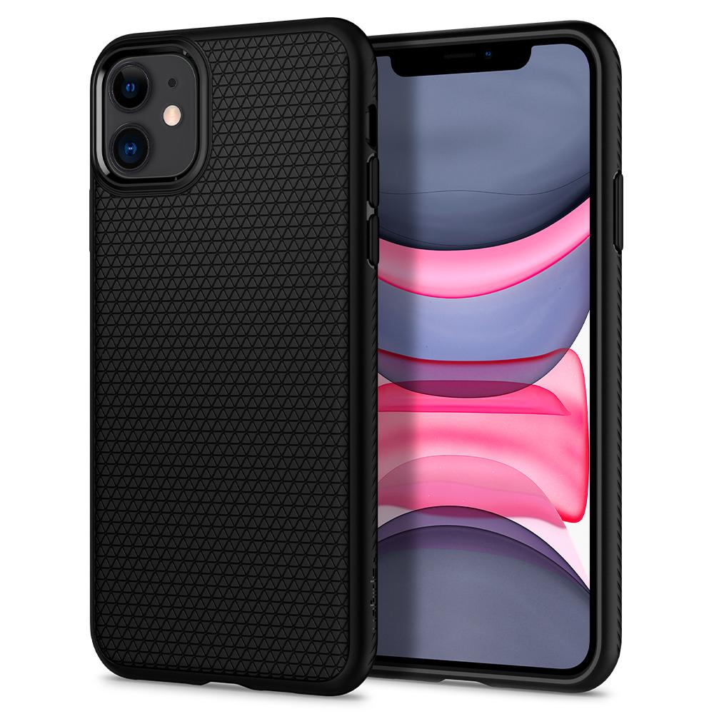 Buy Spigen iPhone 11 Case Liquid Air Matte Black from Vmart in Pakistan