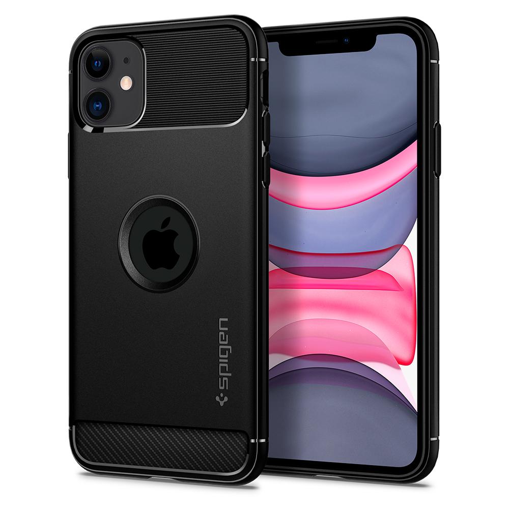Buy Spigen iPhone 11 Case Rugged Armor Matte Black from Vmart in Pakistan
