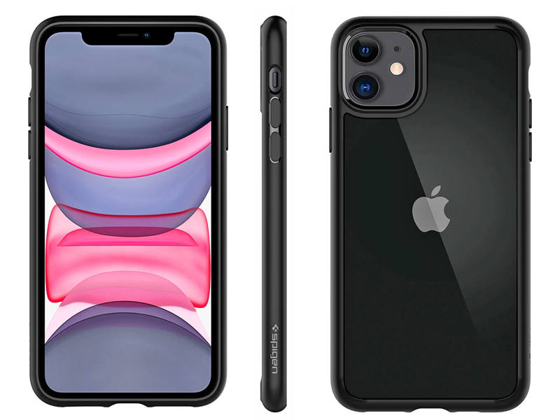 Buy Spigen iPhone 11 Case Ultra Hybrid Matte Black from Vmart in Pakistan