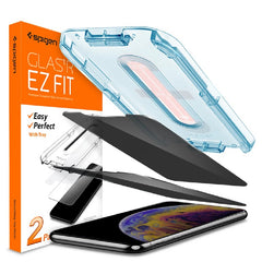 Buy Spigen iPhone 11 Pro / XS / X Screen Protector EZ FIT GLAS.tR Privacy from Vmart in Pakistan