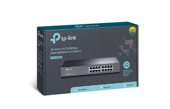 Buy TP-Link TL-SF1016DS 16-Ports 10/100Mbps Desktop/Rackmount Switch from Vmart in Pakistan