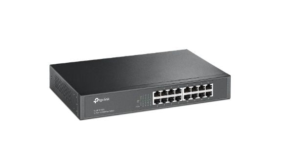 Buy TP-Link TL-SF1016DS 16-Ports 10/100Mbps Desktop/Rackmount Switch from Vmart in Pakistan