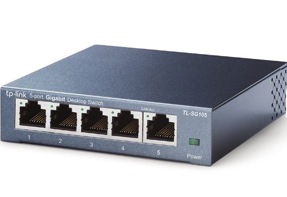 Buy TP-Link TL-SG105 - 5-Port 10/100/1000Mbps Desktop Switch from Vmart in Pakistan