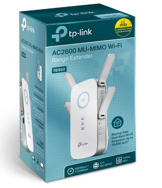 Buy TP-Link RE650 AC2600 Wi-Fi Range Extender from Vmart in Pakistan
