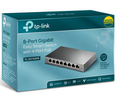 Buy TP-Link SG108PE 8-Port Gigabit Easy Smart Switch from Vmart in Pakistan