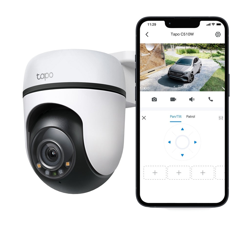 Buy TP-Link Tapo C510W Outdoor Pan/Tilt Security WiFi Camera from Vmart in Pakistan