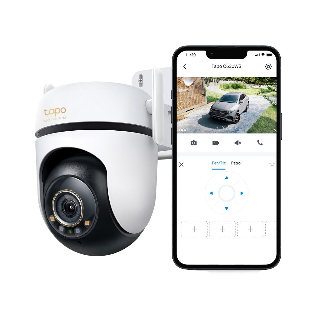 Buy TP-Link Tapo C530WS Outdoor Pan/Tilt Security Wi-Fi Camera from Vmart in Pakistan