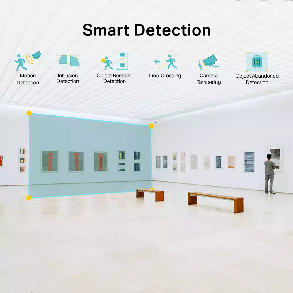 Buy TP-Link VIGI C430 (2.8mm) 3MP Full-Color Turret Network Camera from Vmart in Pakistan