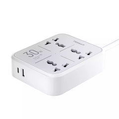 Buy Tessan TS-B901 3AC Universal Outlets Power Strip 3m from Vmart in Pakistan