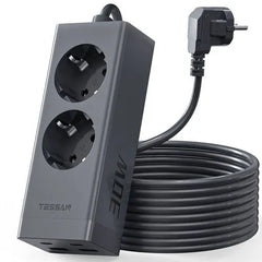 Buy Tessan TS-FS01DE00 30W Power Strip 2m from Vmart in Pakistan