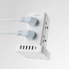 Buy Tessan TS-TPS01AL30 8 Universal + 5 USB + 1 Type-C Power Strip 5m from Vmart in Pakistan