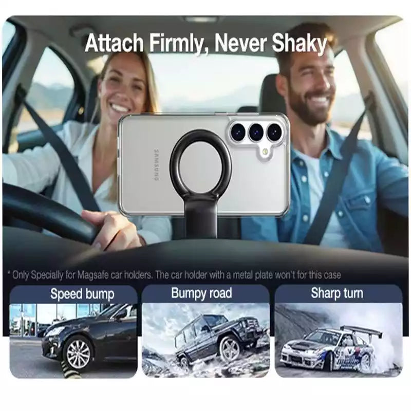 Buy Torras Diamond MagSafe Compatible Phone Case for Samsung Galaxy S25 Ultra Clear from Vmart in Pakistan