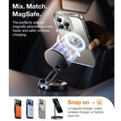 Torras Diamond Series Magsafe Compatible Phone Case for iPhone 15 Pro Max Clear