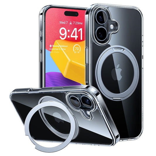 Buy Torras Ostand Pro Series MagSafe Compatible Case for iPhone 16 Plus Clear from Vmart in Pakistan