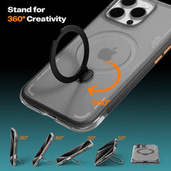 Torras Ostand Q3 Air Series Phone Case for iPhone 16 Pro Black