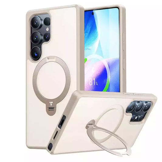 Buy Torras Ostand Spin Magnetic MagSafe Compatible Phone Case for Samsung Galaxy S25 Ultra from Vmart in Pakistan