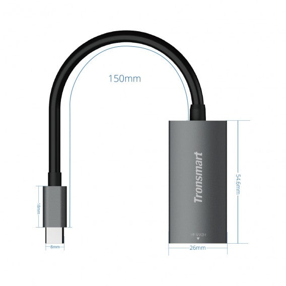 Buy Tronsmart CTH01 USB-C Male to HDMI (4K) Female Adapter from Vmart in Pakistan