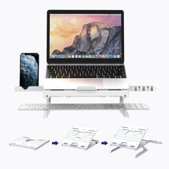 Buy Tronsmart D07 Foldable Laptop Stand - White from Vmart in Pakistan