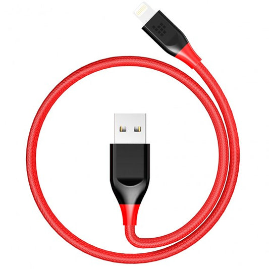 Buy Tronsmart LTA07 Braided Nylon (Apple MFi Certified) Lightning Cable Red from Vmart in Pakistan