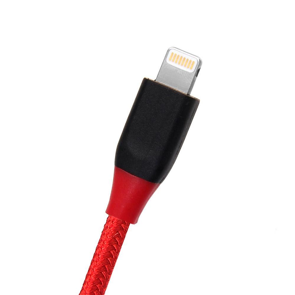 Buy Tronsmart LTA07 Braided Nylon (Apple MFi Certified) Lightning Cable Red from Vmart in Pakistan