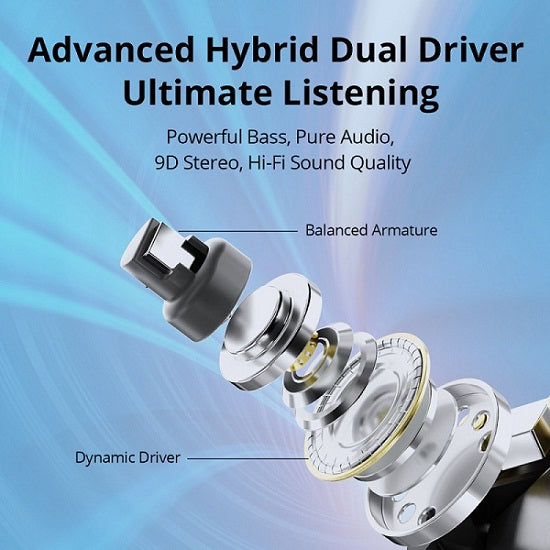Buy Tronsmart Onyx Pure Hybrid Dual Driver Headphones from Vmart in Pakistan