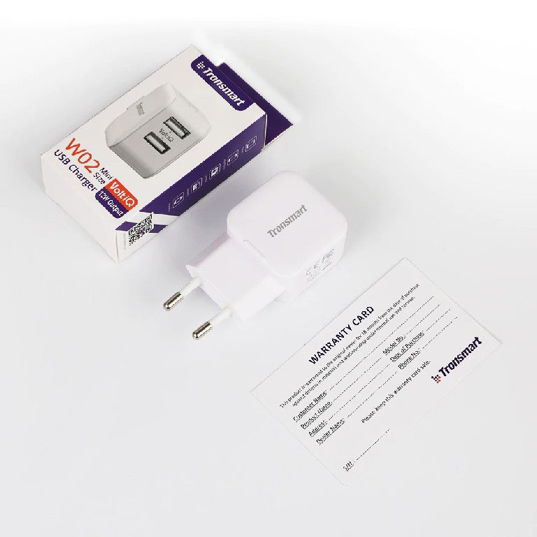 Buy Tronsmart W02 Dual Port Mini Wall Charger from Vmart in Pakistan