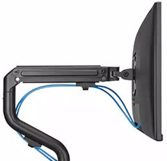 Buy Twisted Minds Dual Monitor Pipe Shaped Counterbalance Spring Assisted Monitor Arm from Vmart in Pakistan