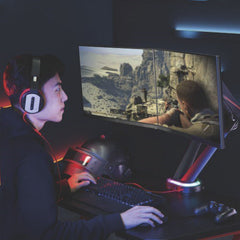 Buy Twisted Minds Dual Monitors Spring-Assisted PRO Gaming Monitor Arm With USB - RGB from Vmart in Pakistan