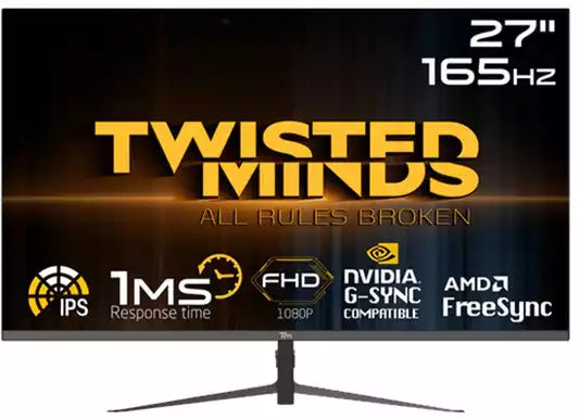 Buy Twisted Minds FHD 27'' 165Hz 1MS HDMI 2.0 Gaming Monitor from Vmart in Pakistan