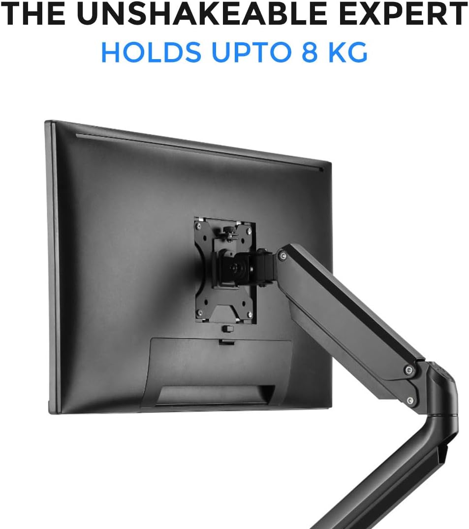 Buy Twisted Minds Single Monitor Aluminum Slim Mechanical Gas Spring Monitor Arm from Vmart in Pakistan