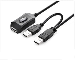 Buy Ugreen 20214 USB 2.0 Active Extension Cable - 10m from Vmart in Pakistan