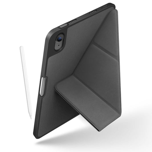 UNIQ Transforma iPad Mini (6th Gen 2021/7th Gen 2024) Antimicrobial Case Charcoal Grey