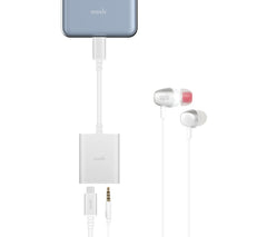 Buy Moshi USB-C Digital Audio Adapter with Charging - Silver from Vmart in Pakistan