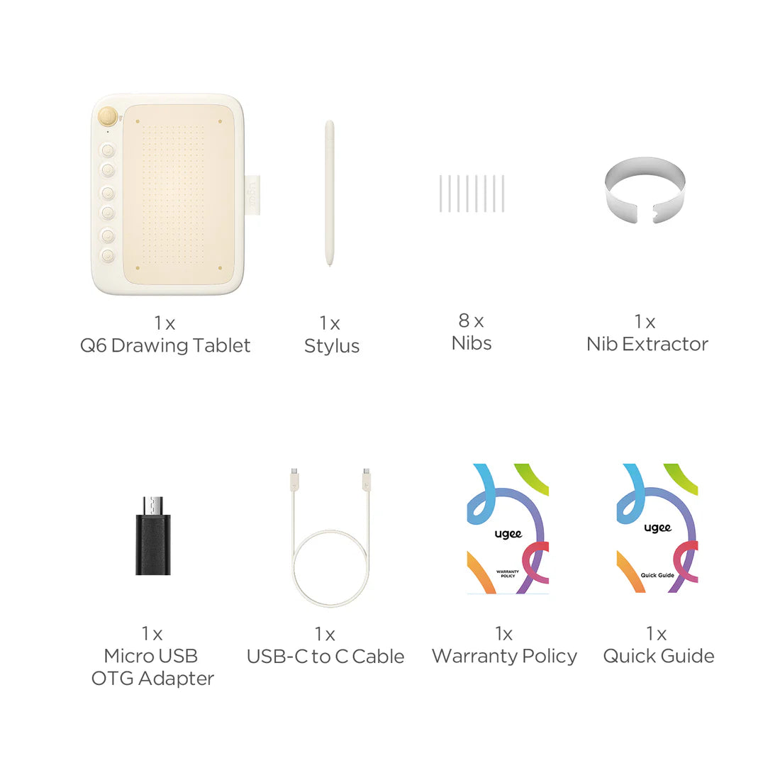 Buy Ugee Q6 6 Mobile Drawing Tablet from Vmart in Pakistan