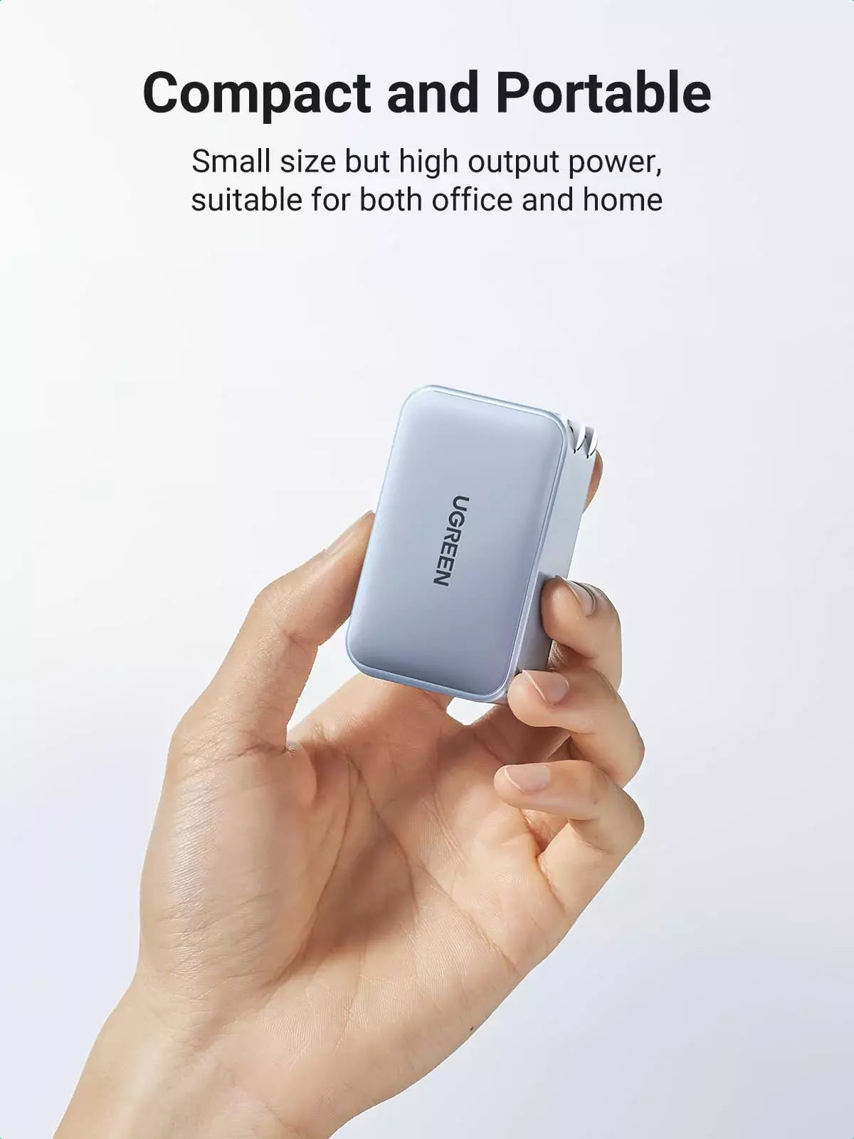 Buy Ugreen 10334 Nexode 65W USB C GaN 3 Ports Wall Charger US Plug Black from Vmart in Pakistan