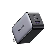 Buy Ugreen 10334 Nexode 65W USB C GaN 3 Ports Wall Charger US Plug Black from Vmart in Pakistan