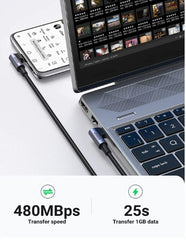 Buy Ugreen 10357 USB C to C 100W Double Angle Cable 3m from Vmart in Pakistan
