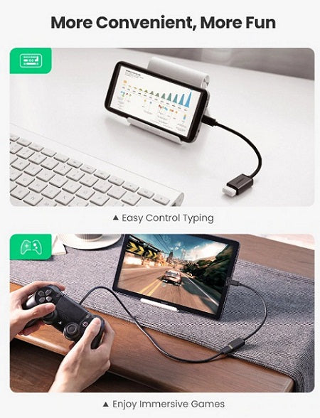 Buy Ugreen 10396 Micro USB 2.0 OTG Adapter Cable from Vmart in Pakistan