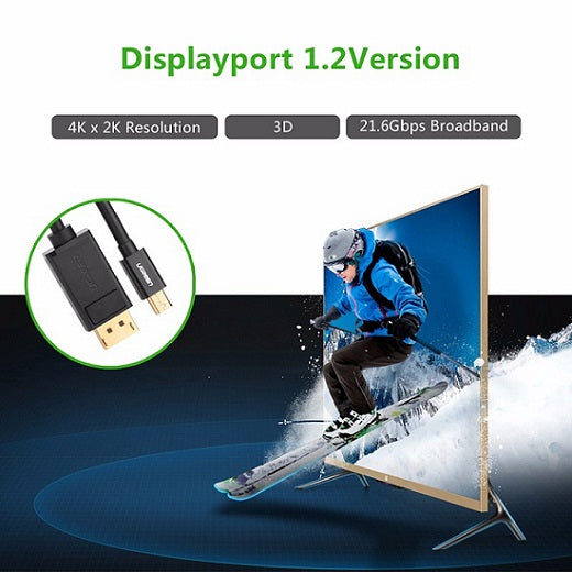 Buy Ugreen 10477 Mini DP to DP Cable 1.5m from Vmart in Pakistan