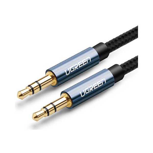 Buy Ugreen 10688 3.5mm Male To Male Round Cable 3m Blue from Vmart in Pakistan