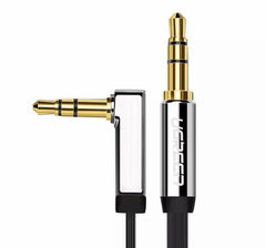 Buy Ugreen 10728 Right Angle 3.5mm Jack to Jack Cable 3m - Black from Vmart in Pakistan