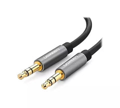 Buy Ugreen 10733 3.5mm Male to 3.5mm Male Cable 1m - Black from Vmart in Pakistan