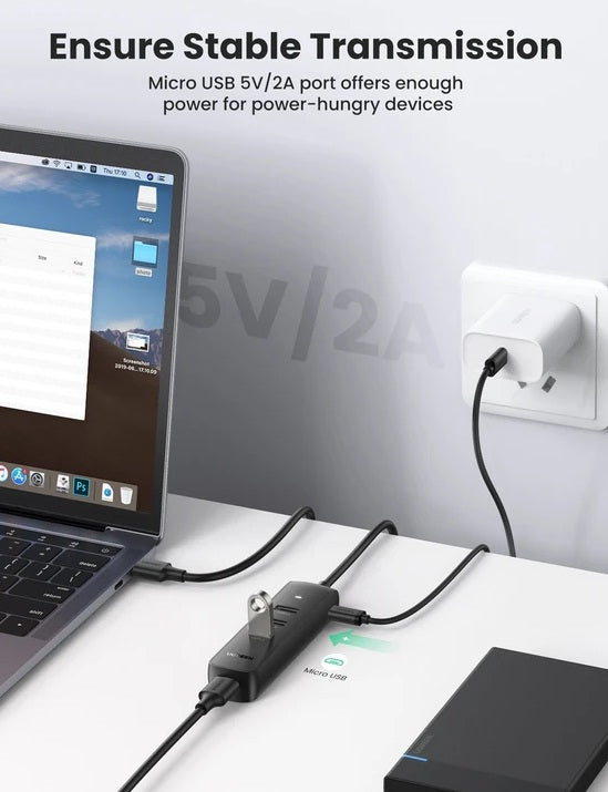 Buy Ugreen 10915 4 Ports Powered USB 3.0 Hub from Vmart in Pakistan