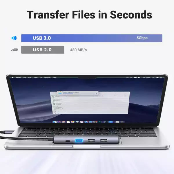 Buy Ugreen 15495 Revodok 5-in-1 USB-C Hub (100W PD, 4K@30Hz HDMI) from Vmart in Pakistan