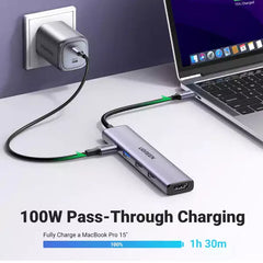 Buy Ugreen 15495 Revodok 5-in-1 USB-C Hub (100W PD, 4K@30Hz HDMI) from Vmart in Pakistan