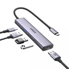 Buy Ugreen 15495 Revodok 5-in-1 USB-C Hub (100W PD, 4K@30Hz HDMI) from Vmart in Pakistan