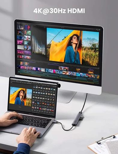 Buy Ugreen 20197 5 in 1 USB C HDMI Hub from Vmart in Pakistan