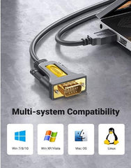 Buy Ugreen 20223 USB to DB9 RS232 Adapter Serial Cable 3m from Vmart in Pakistan